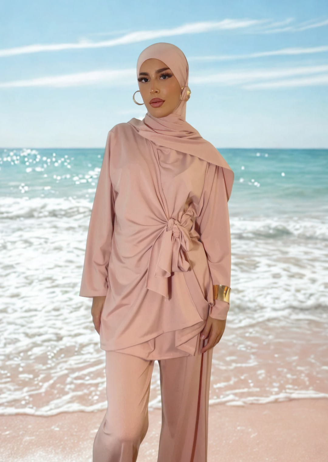 Burkini Layla Rose Pâle